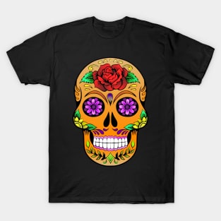 Sugar Skull - Colourful. T-Shirt